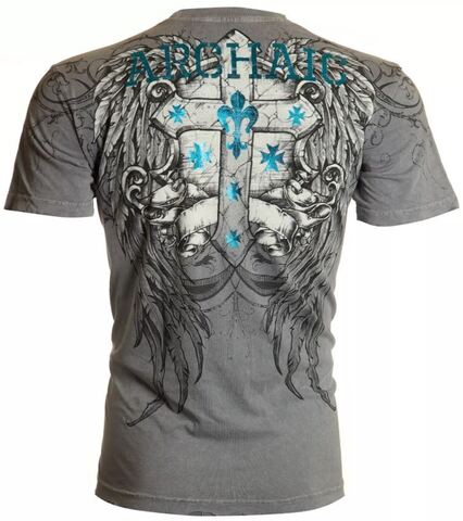 Archaic | Футболка мужская Army Ant Silver AM1164 от Affliction сзади