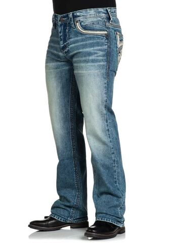 Affliction | Джинсы мужские BLAKE CRAWLEY 110RS302 слева
