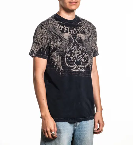 Affliction | Футболка мужская Skyward Crown Tee A29535B справа