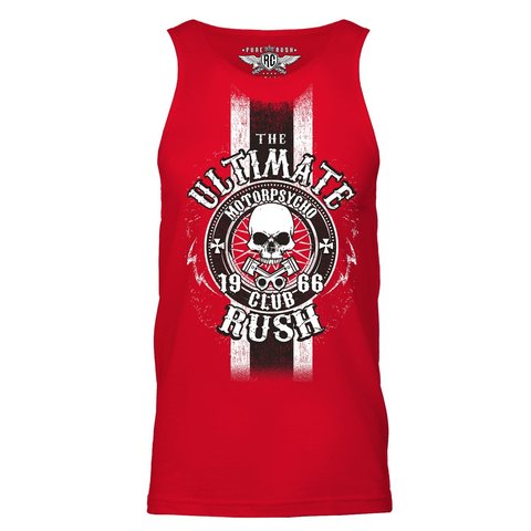 Майка MOTORPSYCHO CLUB TANK TOP Red Rush Couture