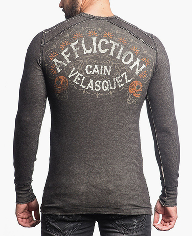 Affliction | Пуловер мужской двусторонний Velasquez Caballero A13813 спина