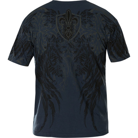 Xtreme Couture | Футболка мужская Doppleganger Dark Blue X1895 от Affliction спина