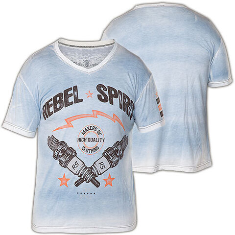 Rebel Spirit | Футболка мужская RSSK130307 перед и спина