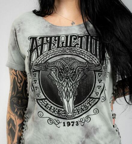 Футболка женская Affliction Roam Unknown AW26157