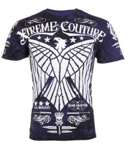 Xtreme Couture | Футболка мужская CONNECT Navy Blue X651NBL от Affliction перед