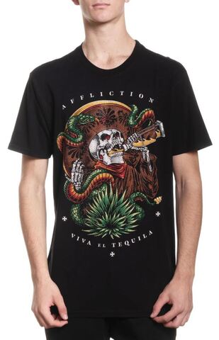 Affliction | Футболка мужская Viva El Tequila Tee A28179 перед