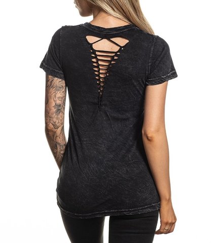 Affliction | Футболка женская Silver Heart AW21673 спина