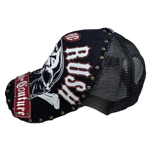 Rush Couture | Бейсболка мужская PURE RUSH SNAP HAT Black RC165 левый бок