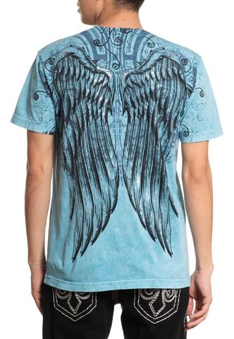 Affliction | Футболка мужская Ice Blade Tee A26422 сзади