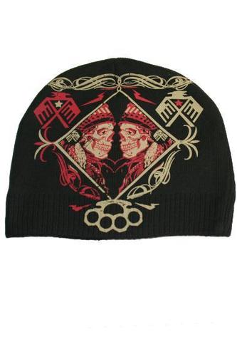 Rush Couture | Шапка мужская NATIVE PRIDE BEANIE Black RC221 перед