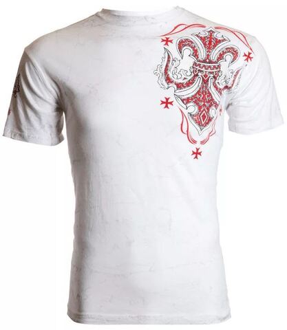 Archaic | Футболка мужская Wretch White AM1335WH от Affliction спереди