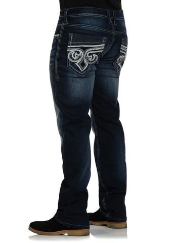Affliction | Джинсы мужские ACE SARGE 110SS249 сзади слева