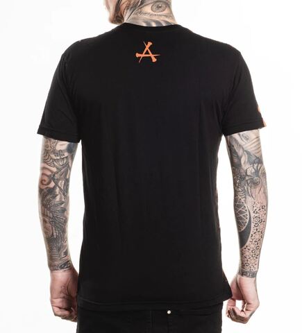 Affliction | Футболка мужская Infernal Nightmare Tee A28401 сзади