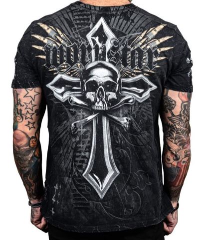 Wornstar | Футболка мужская BULLET SAINT W125 спина