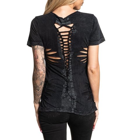 Affliction | Футболка женская UPON AW21993 спина