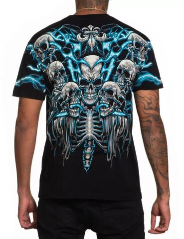 Affliction | Футболка мужская Ice Inferno A25960 сзади