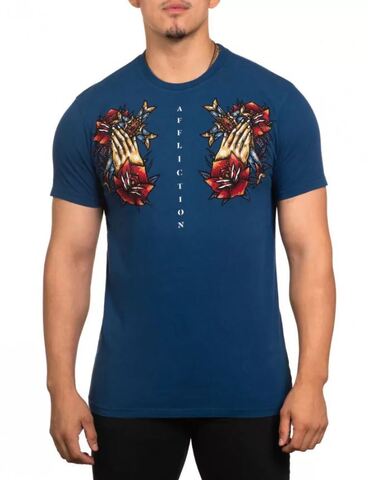 Affliction | Футболка мужская SAGRADO A25800 перед