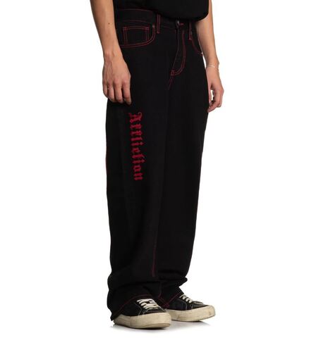 Affliction | Джинсы мужские Wide Leg Wings Jeans 110WL209 справа