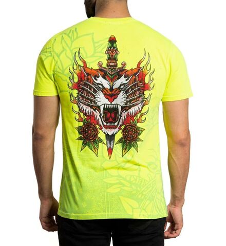 Affliction | Футболка мужская Fire Guide Tee A26040 сзади