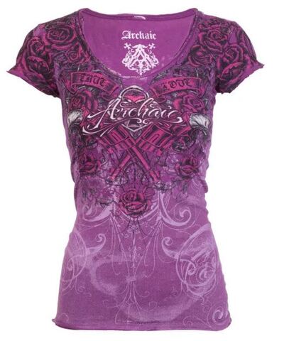 Футболка Madame Tee Puple Archaic от Affliction