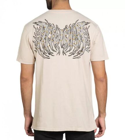 Affliction | Футболка мужская Toxic Tavern Cream A26365CRM сзади
