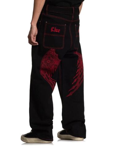 Джинсы Wide Leg Wings Jeans Affliction