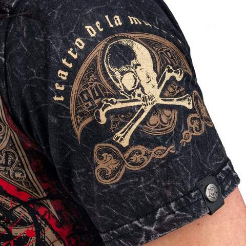 Wornstar | Футболка мужская MUERTE TEE W0061 принт на рукаве