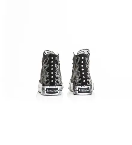 Affliction | Кеды Natural Rot Hi-Top Shoe A30796 сзади