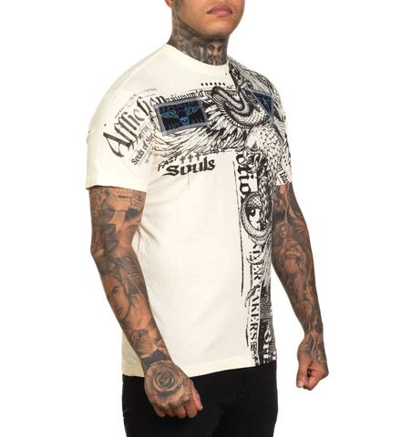 Affliction | Футболка мужская Manchester Brass Tee A26403 справа