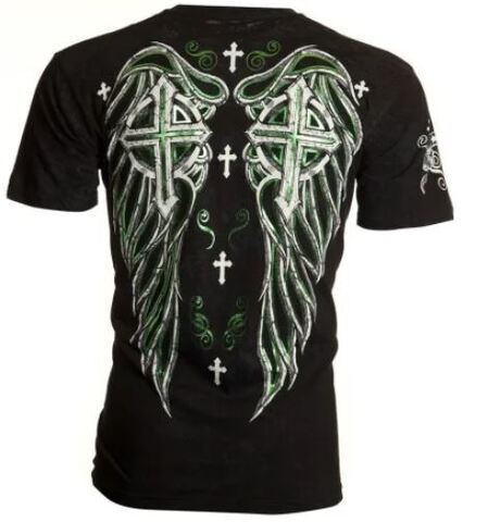 Футболка Faith Regained black green Archaic от Affliction