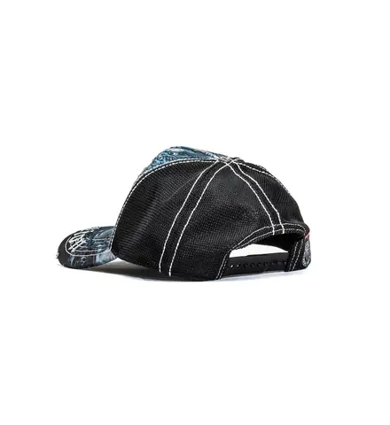 Affliction | Бейсболка мужская Charred Martyr Hat A29879 сзади слева