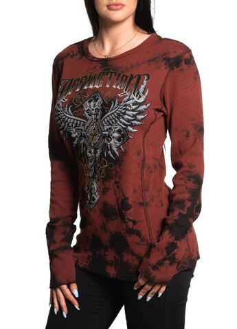 Affliction | Пуловер женский PAMPLONA GOLD AW25241 слева