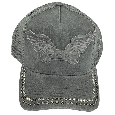 Robin's Jean | Бейсболка мужская TRUCKER CAP IN GREY перед