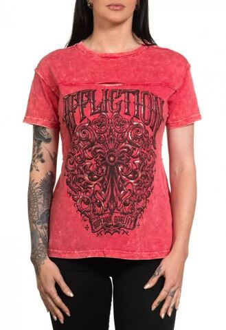 Affliction | Футболка женская SOLUTION AW25995 перед