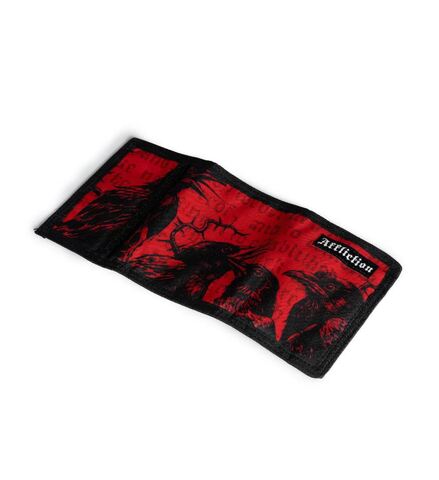 Affliction | Кошелёк Killer Raven Wallet A28075 развернутый