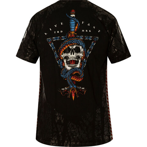 Affliction | Футболка мужская Sacred Strike Black A25065 спина
