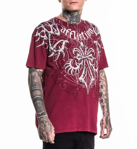Affliction | Футболка мужская Skeleton Tee A26073 справа