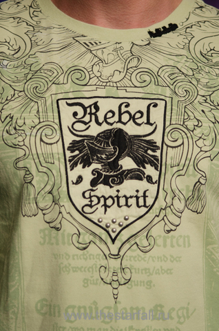 Rebel Spirit | Футболка лонгслив мужская LSK80 принт спереди