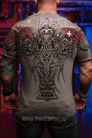 Xtreme Couture | Футболка мужская Nexus X1832I от Affliction спина