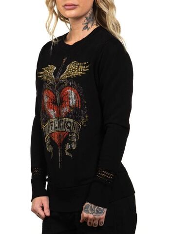 Affliction | Пуловер женский RIDE THE WIND AW26086 слева
