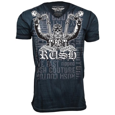 Футболка RIDERS OF THE STORM VINTAGE NEW Rush Couture. Made in USA