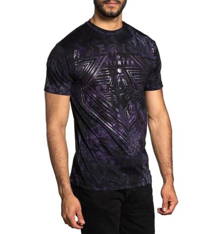 American Fighter | Футболка мужская PERKINS BLACK FM13071 от Affliction правый бок