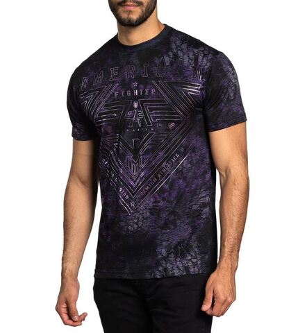 American Fighter | Футболка мужская PERKINS BLACK FM13071 от Affliction левый бок