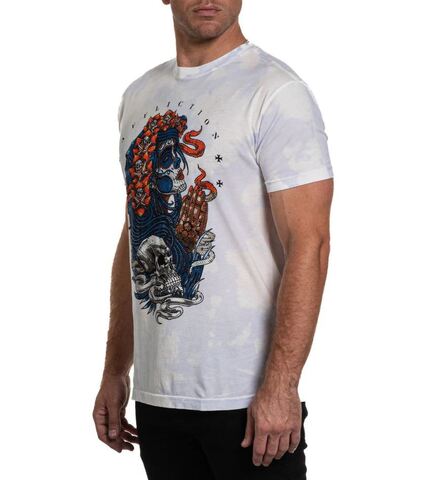 Affliction | Футболка мужская Smoke &amp; Halo Tee A26196 слева