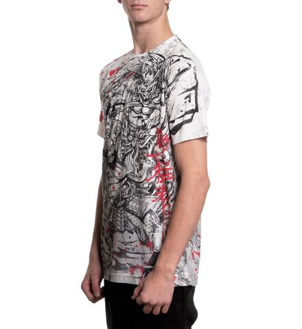Affliction | Футболка мужская Akita Blood Tee A28290 слева