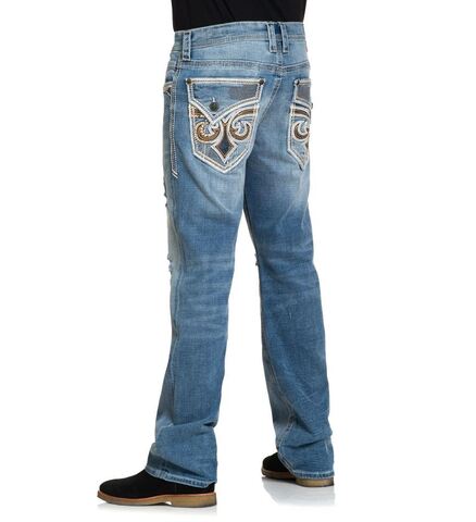Affliction | Джинсы мужские Blake Luke 110RS309 слева сзади