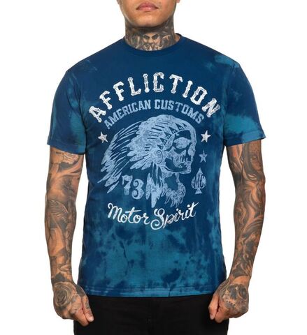 Affliction | Футболка двусторонняя мужская AC Rebel Spirit Tee A26349 перед