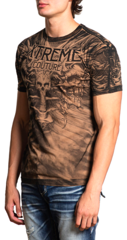 Xtreme Couture | Футболка мужская Charred Remains X1928 от Affliction левый бок