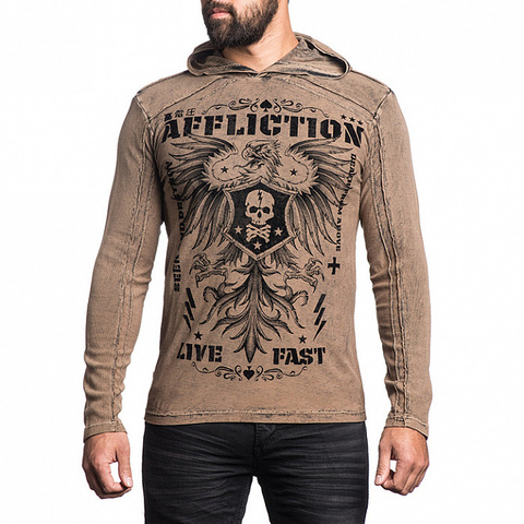 Affliction | Пуловер мужской c капюшоном Warmachine A12451 перед
