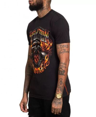 Affliction | Футболка мужская AC BURNIN STEEL A25958 слева
